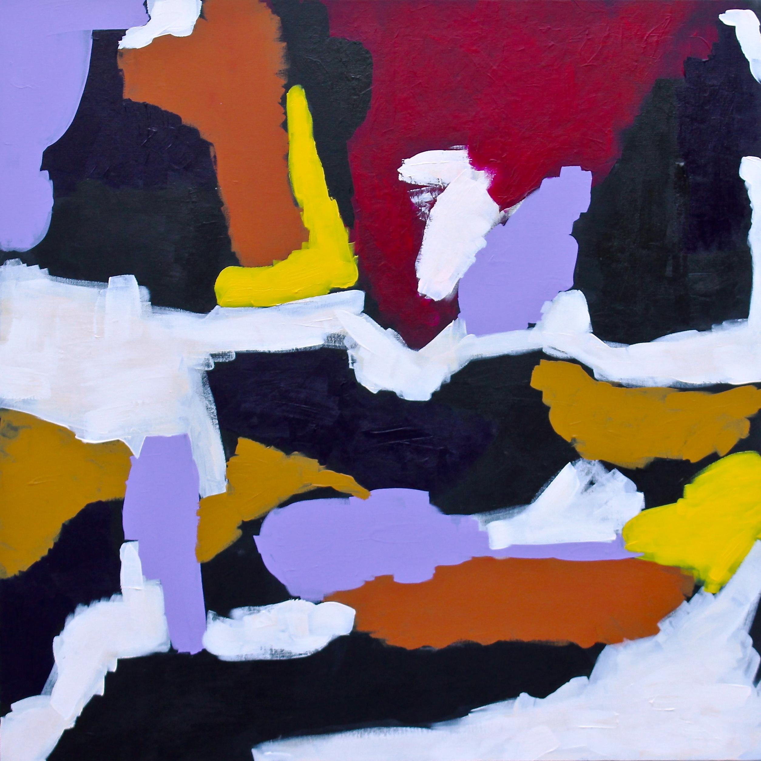 Abstract Painting di Lela Altman - senza titolo no. 47, Pittura, Acrilico su tela