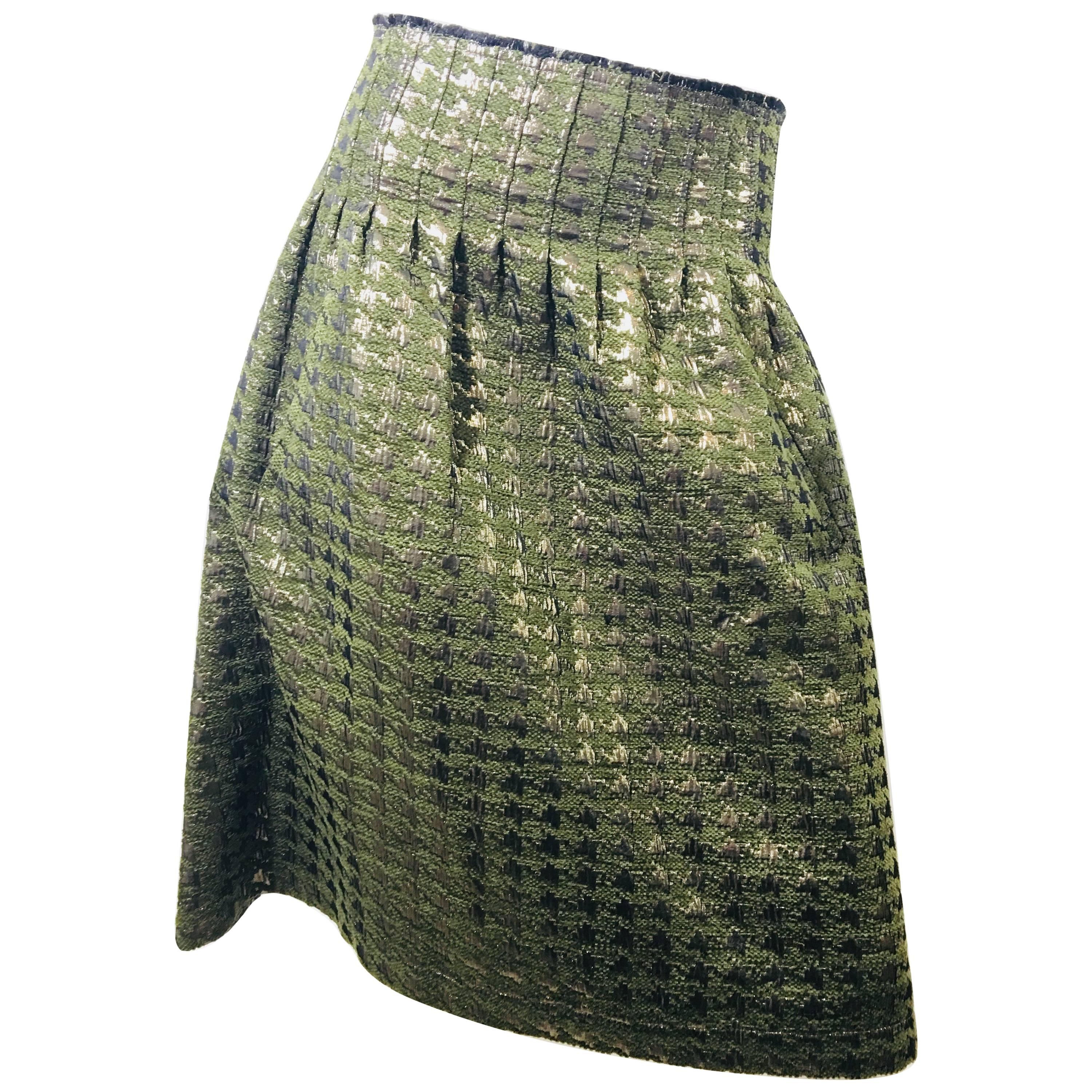 Lela Rose High Waist Skirt