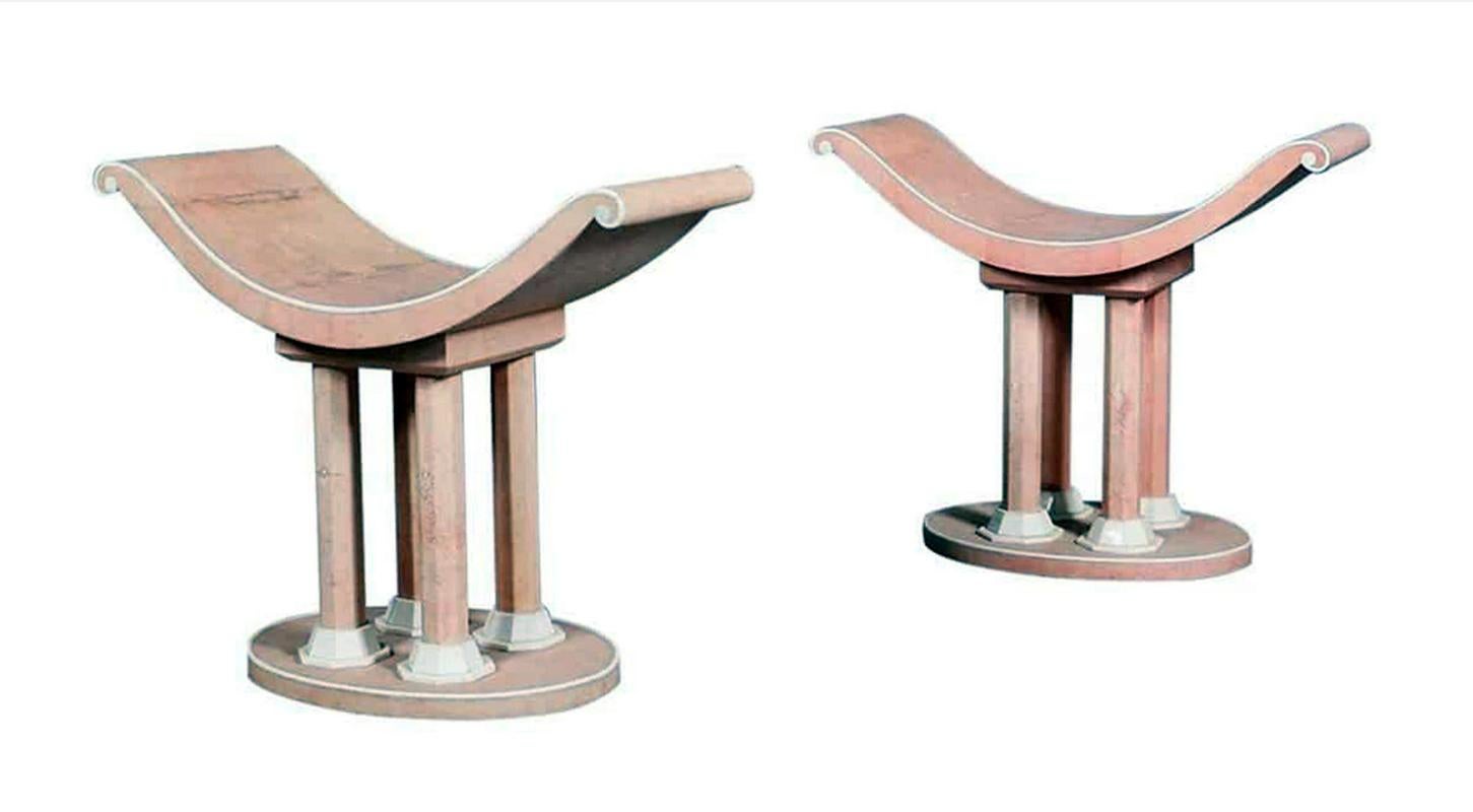 Shagreen Leleu Art Deco Decorative Chairs For Sale