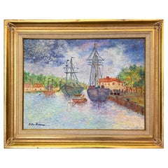 Lelia Pissarro „Le Port De Taumeck En France“ um 1987