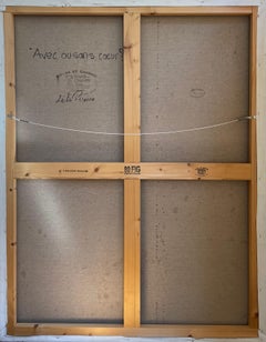 Avec ou sans coeur? di Lélia Pissarro - Pittura astratta