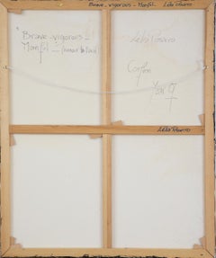 Brave - Vigorous - Manful by Lélia Pissarro - Abstract Contemporary painting