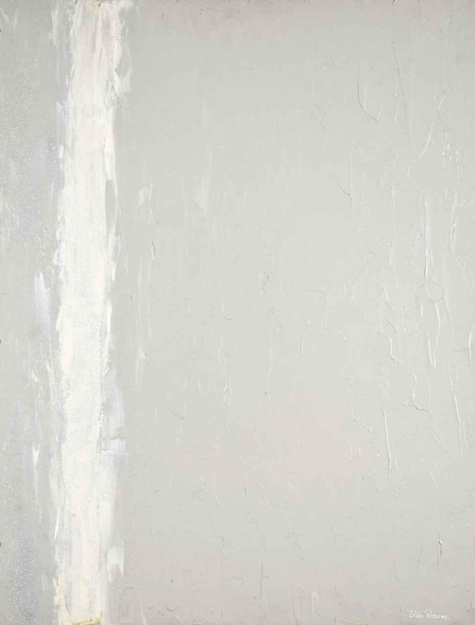 Lelia Pissarro Abstract Painting - Humility, Oil on Canvas Painting by Lélia Pissarro, 2007
