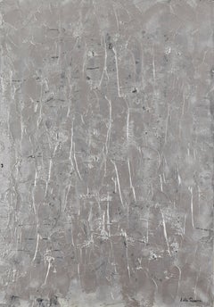Hyde Park Corner de Lélia Pissarro - Pintura abstracta en plata, arte contemporáneo