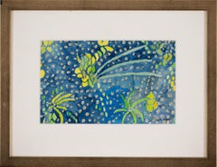 Les Fougères de l'Ombre de Lélia Pissarro, 2020 - Peinture à la détrempe sur papier