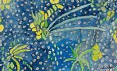 Les Fougères de l'Ombre de Lélia Pissarro, 2020 - Pintura al temple sobre papel
