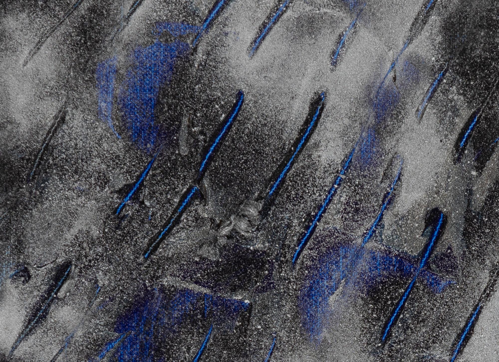 Libellule von Lélia Pissarro - Abstrakte, Zeitgenössische Kunst (Grau), Abstract Painting, von Lelia Pissarro