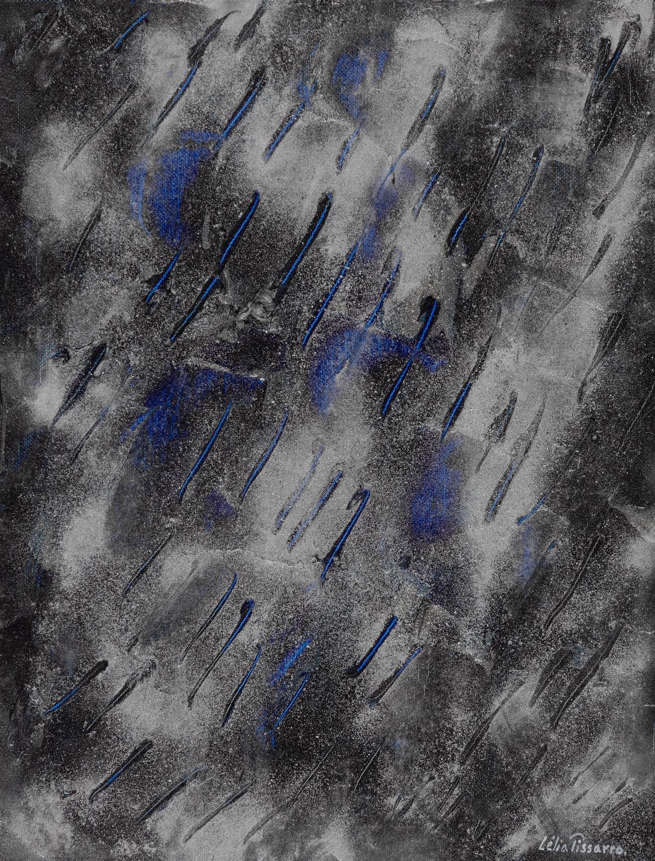 Lelia Pissarro Abstract Painting – Libellule von Lélia Pissarro - Abstrakte, Zeitgenössische Kunst