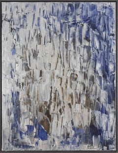 Liberté Interdite by Lélia Pissarro - Abstract painting by contemporary artist