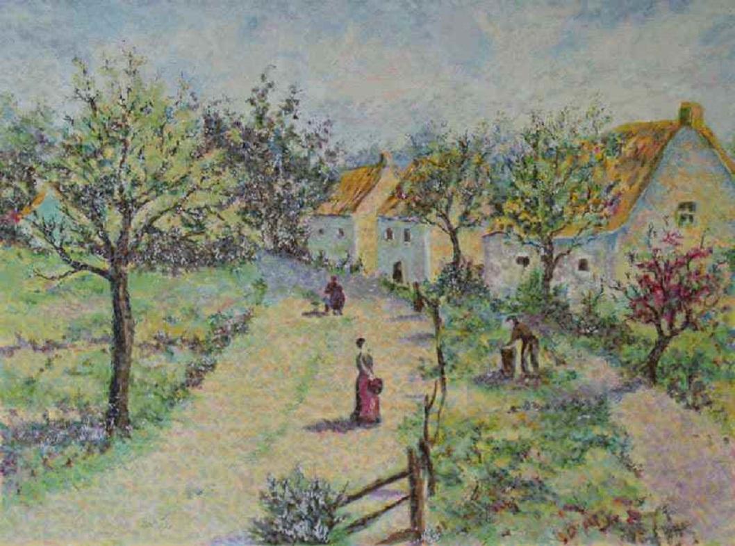 The Four Seasons - Herbst von Lélia Pissarro, Serigraphie 