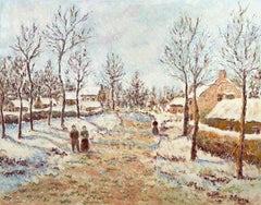 Used The Four Seasons - Winter by Lélia Pissarro - Serigraph