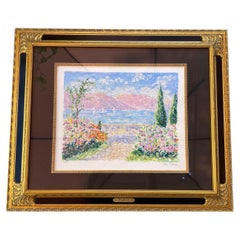 Lelia Pissarro “South of France” Limited Edition Serigraph, Signed, Framed