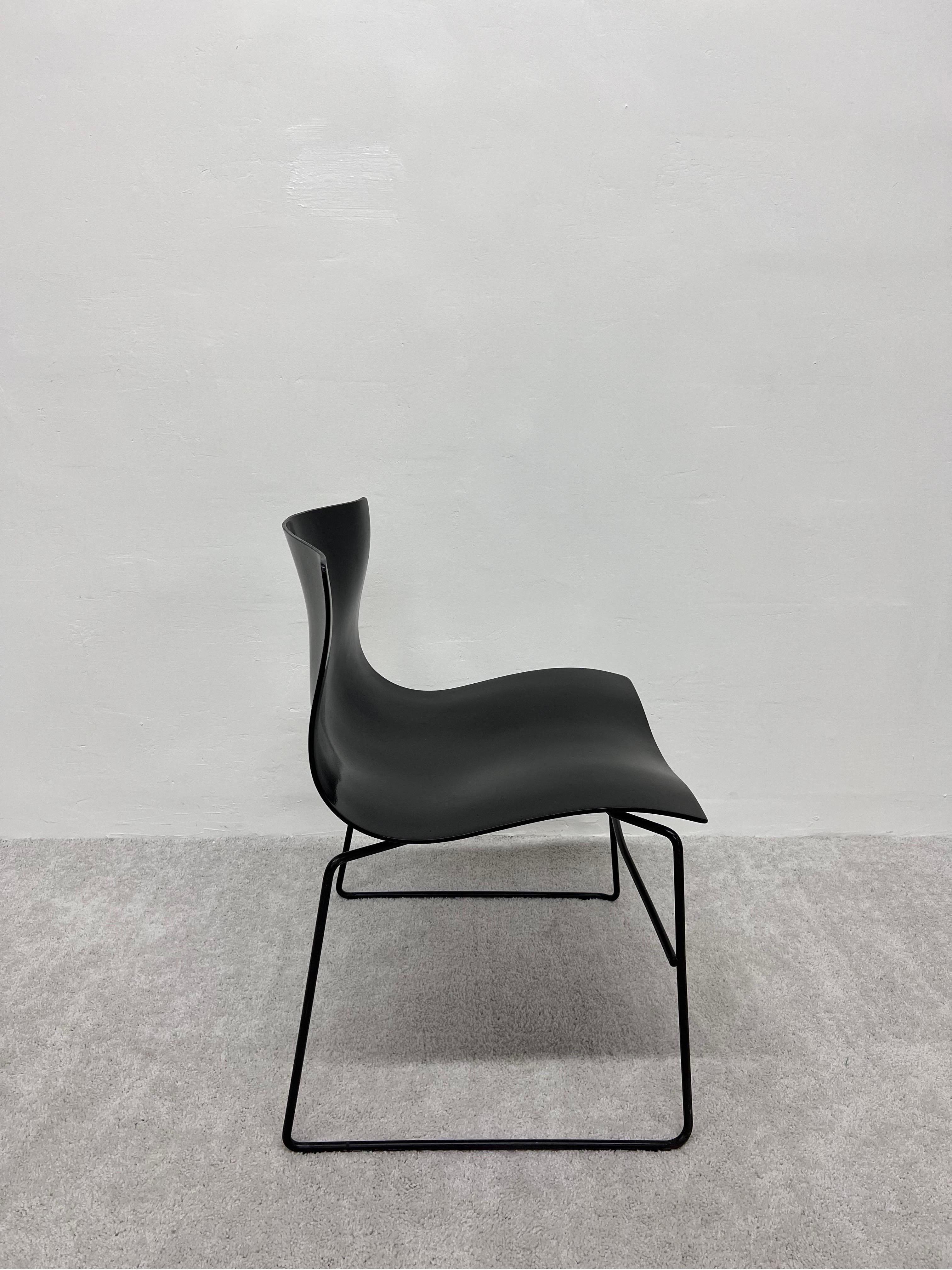 Post-Modern Lella and Massimo Vignelli Handkerchief Chairs for Knoll, Set of Four For Sale