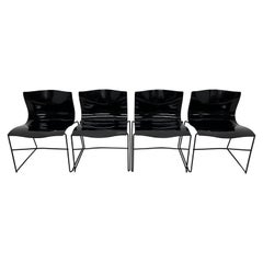 Sedie a fazzoletto di Lella and Lella Vignelli per Knoll, set di quattro sedie
