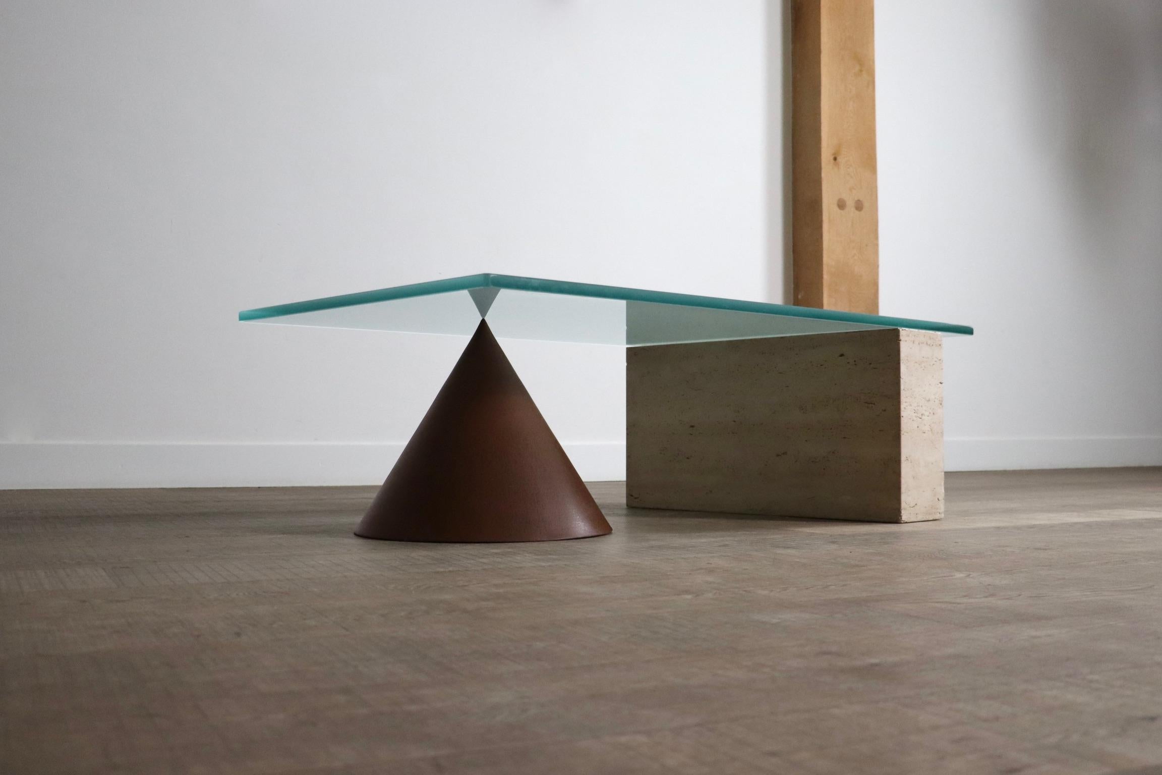 Mesa de centro Kono de Massimo Vignelli y Lella, Italia 1979 en Bueno estado para la venta en ABCOUDE, UT
