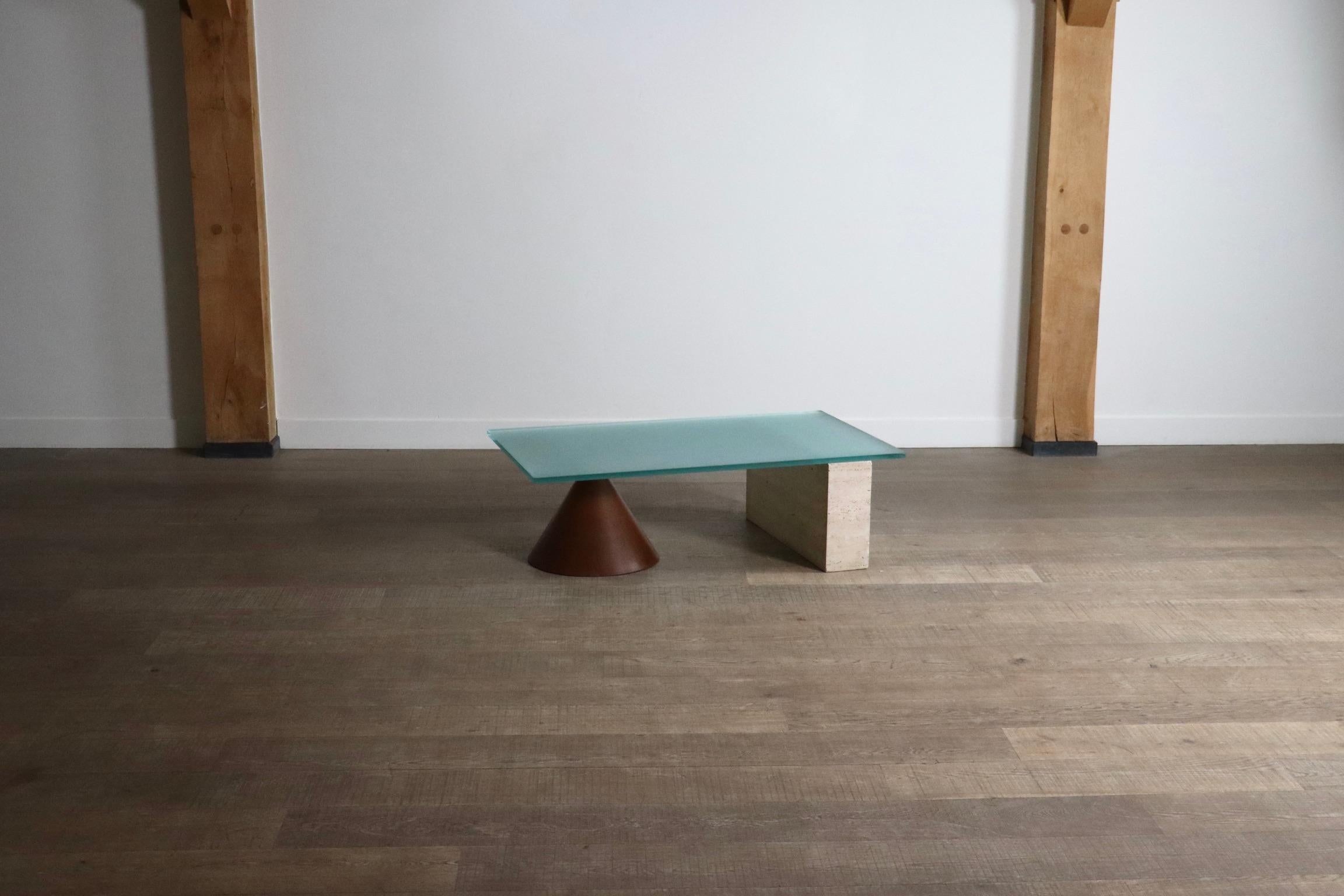 Mesa de centro Kono de Massimo Vignelli y Lella, Italia 1979 en venta 3