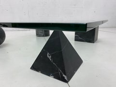 Table basse Metafora de Lella et Massimo Vignelli pour Casigliani:: 1979