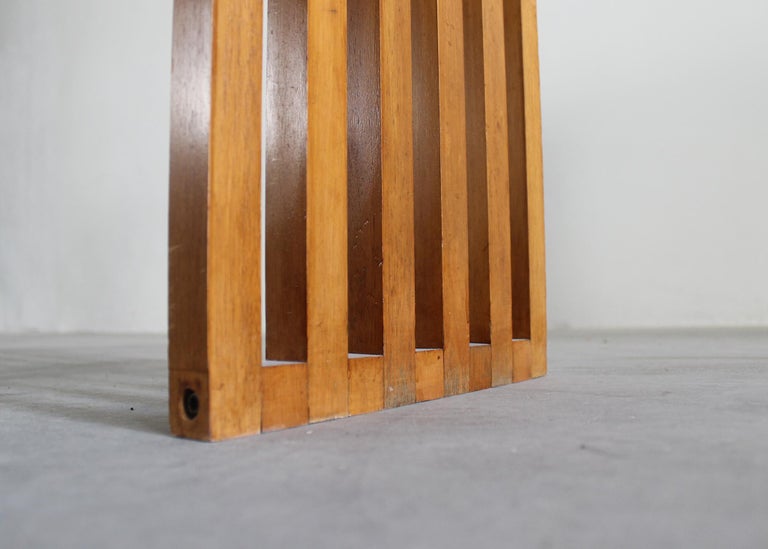 Driade Console Lella and Massimo Vignelli Ara Console Table in Wood and Glass Driade ...