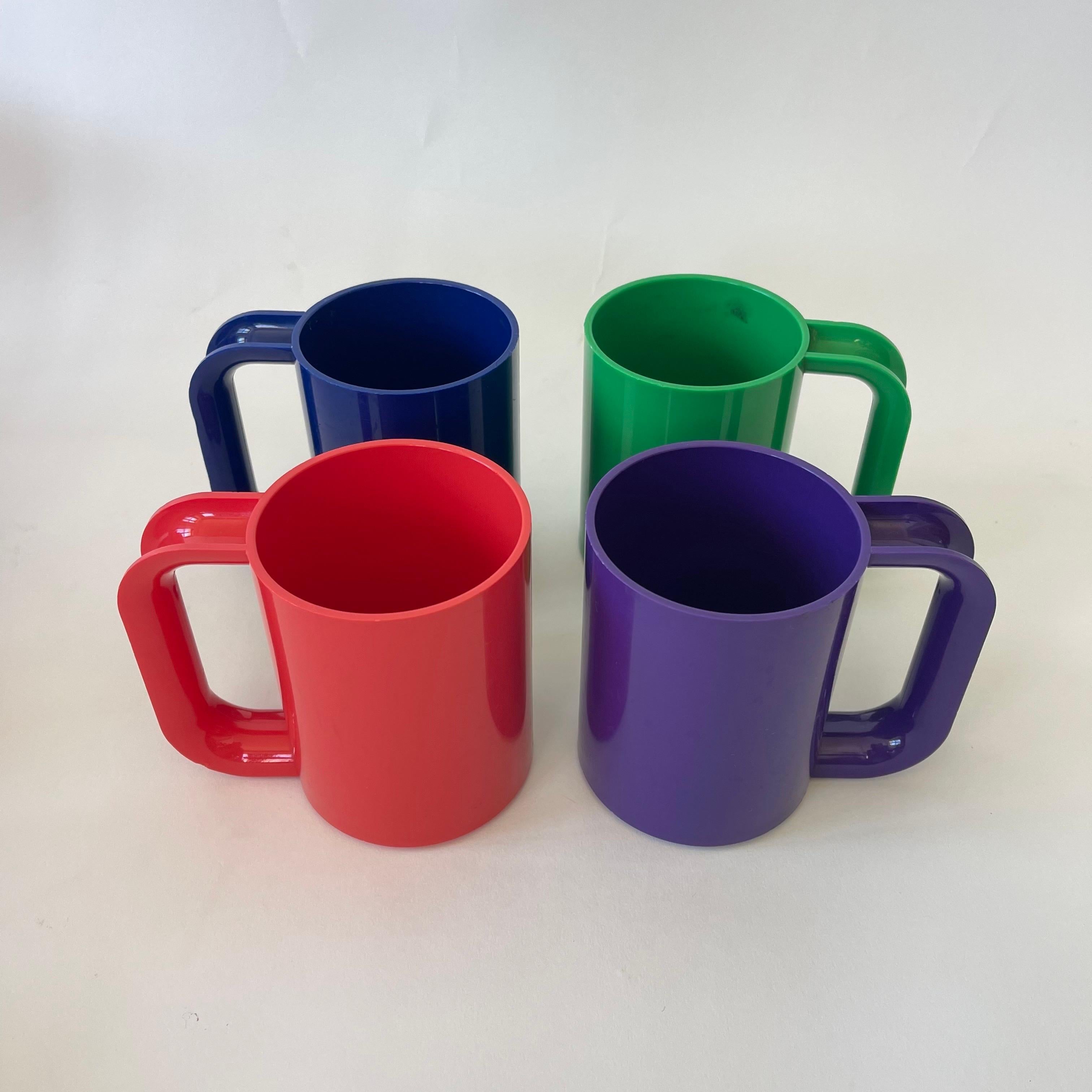 Vajilla Lella and Massimo Vignelli Max Vajilla Hellerware Juego de 20 Platos Arco Iris en venta 1