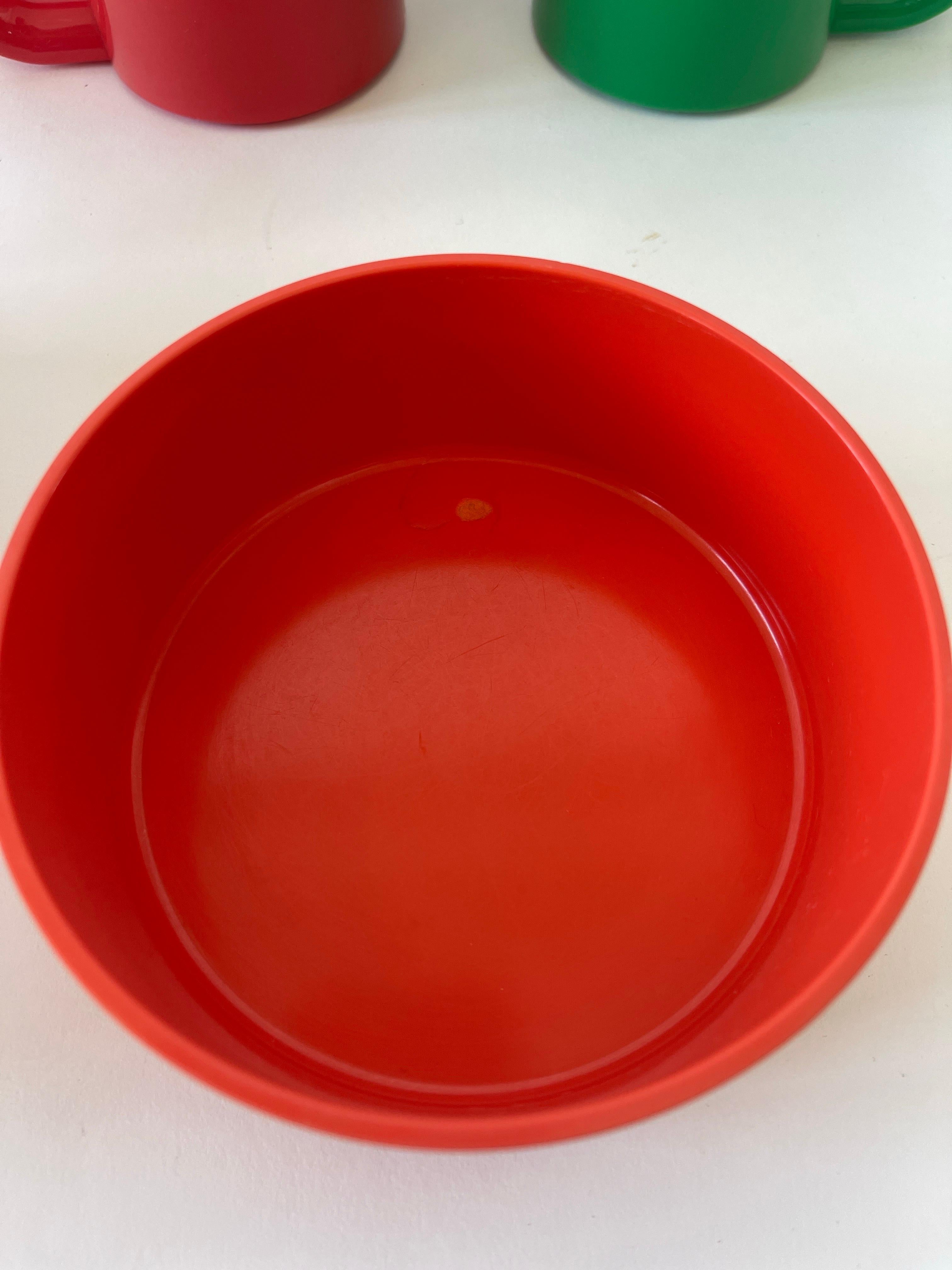 Lella & Massimo Vignelli Massimo Vignelli Hellerware Rainbow set di 22 piatti in vendita 2