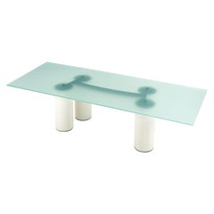 Lella & Massimo Vignelli "Serenissimo" Dining Table for Acerbis, Italy 1980