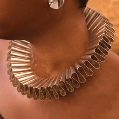 Lella Valle Vignelli  Sterling Silver " Seicento" Necklace 2003