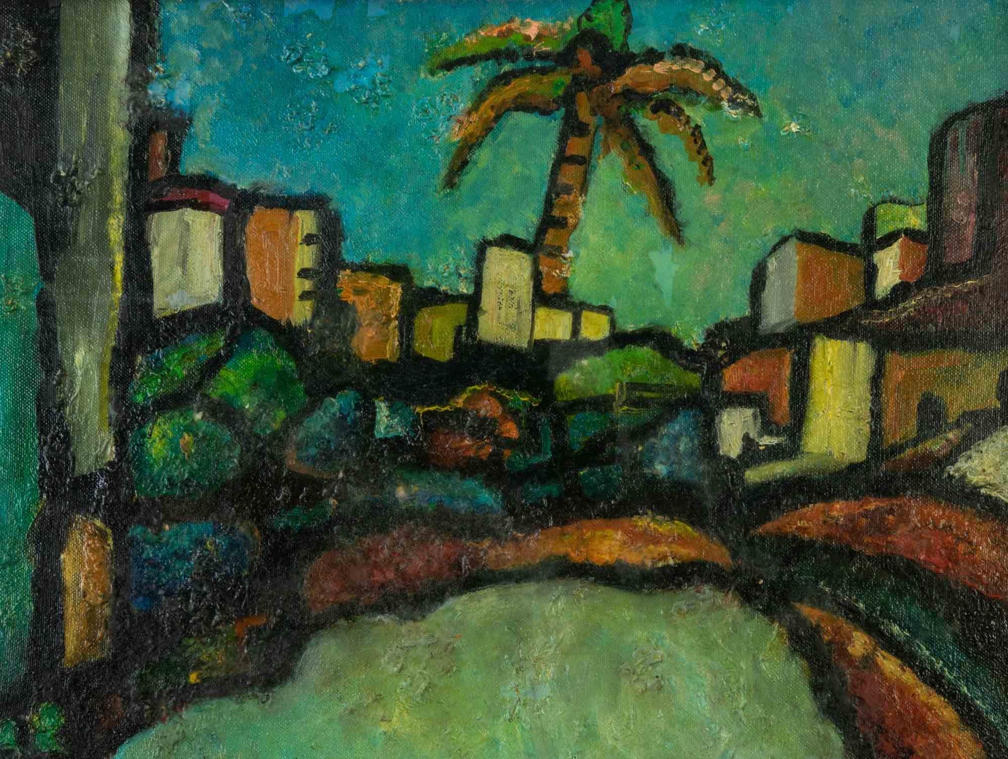 City landscape  is an artwork realized by  Lello Barresi in 1980s. 

Oil on Canvas

67 x 47 cm ; 100 x 80 cm.

Good conditions
