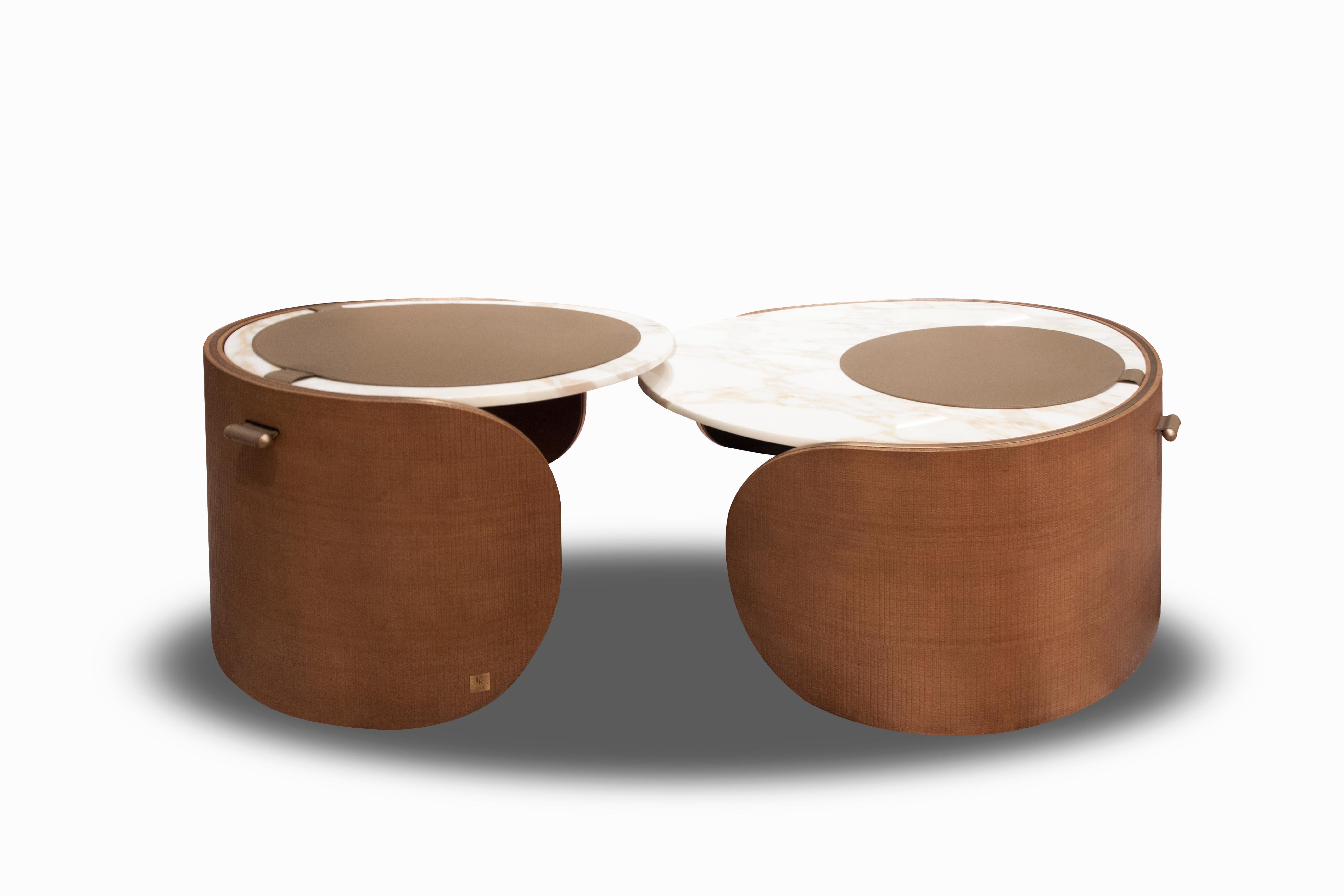Periodo contemporaneo Le Ludé Home Collection, Orsi, Tavolino da caffè 80cm in vendita
