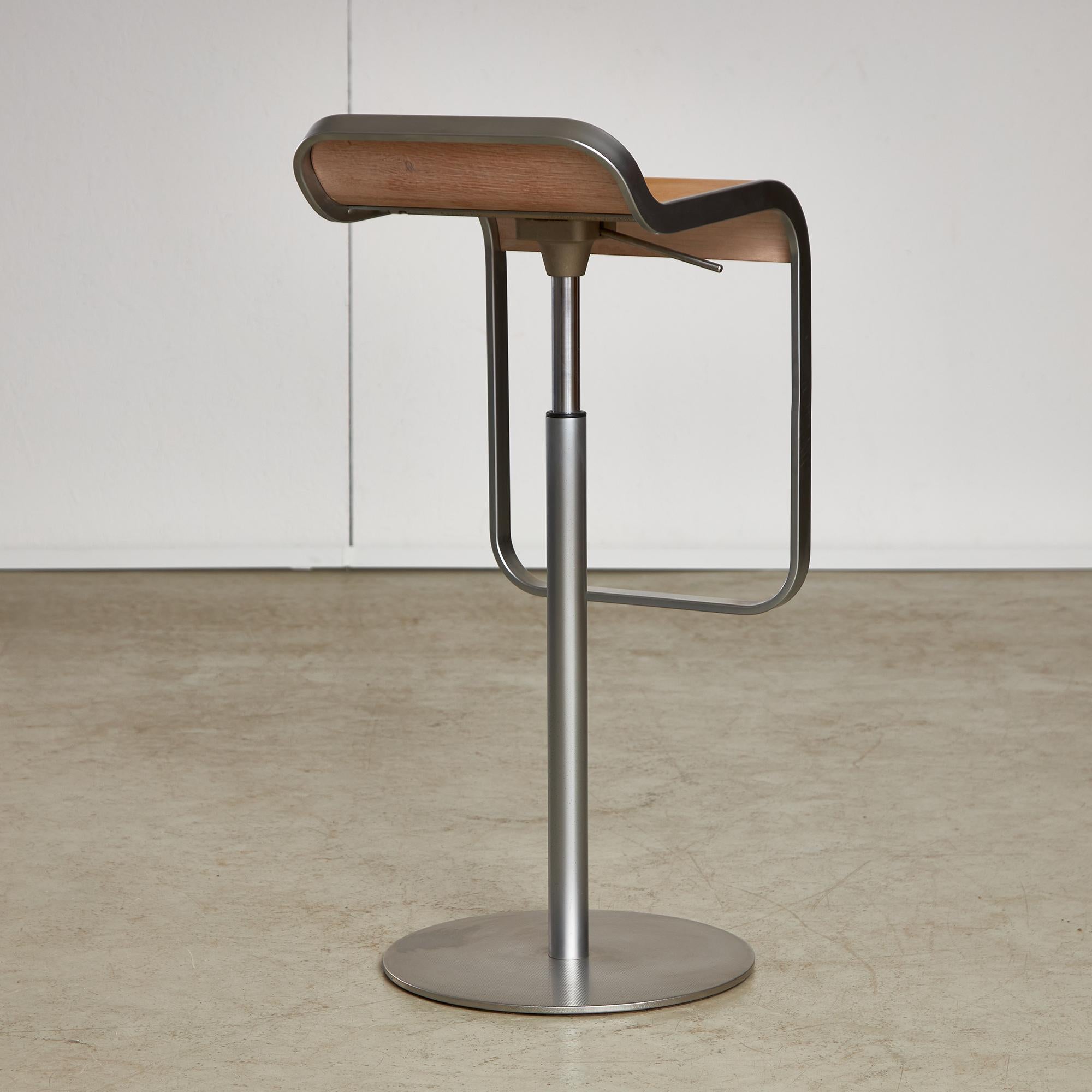 Metal LEM Bar Stool by Shin & Tomoko Azumi for Lapalma, 1999 For Sale