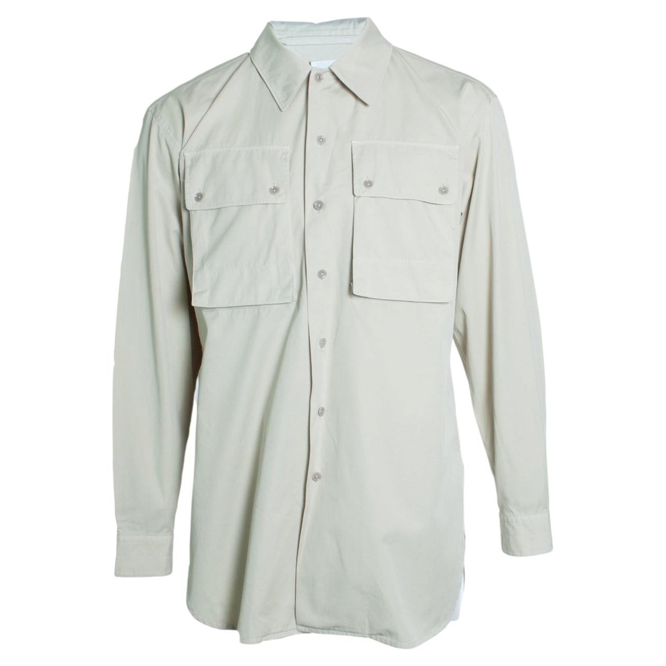 Lemaire, Surchemise en coton beige