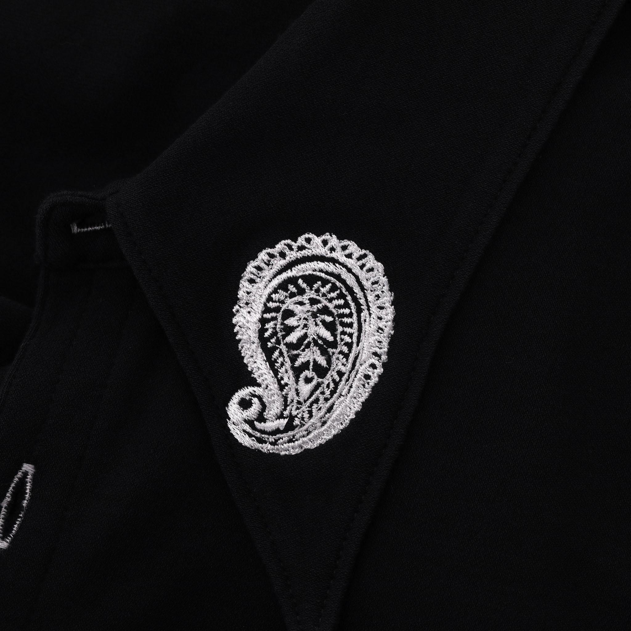 De los hombres Polo de algodón Lemaire con detalle bordado en venta