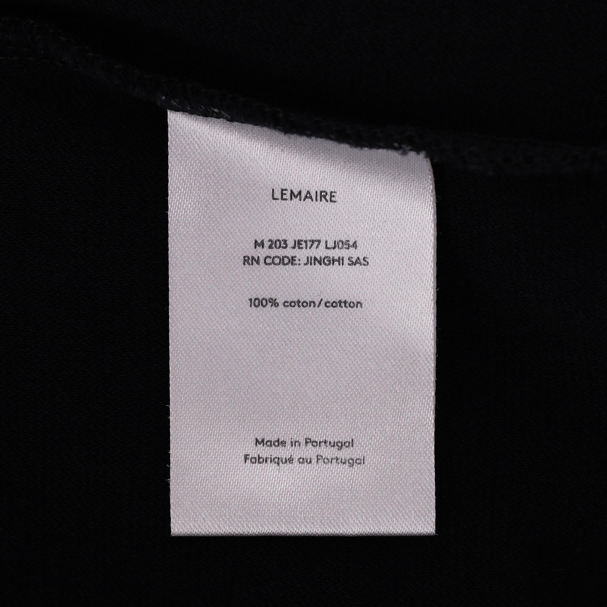 Polo de algodón Lemaire con detalle bordado en venta 3
