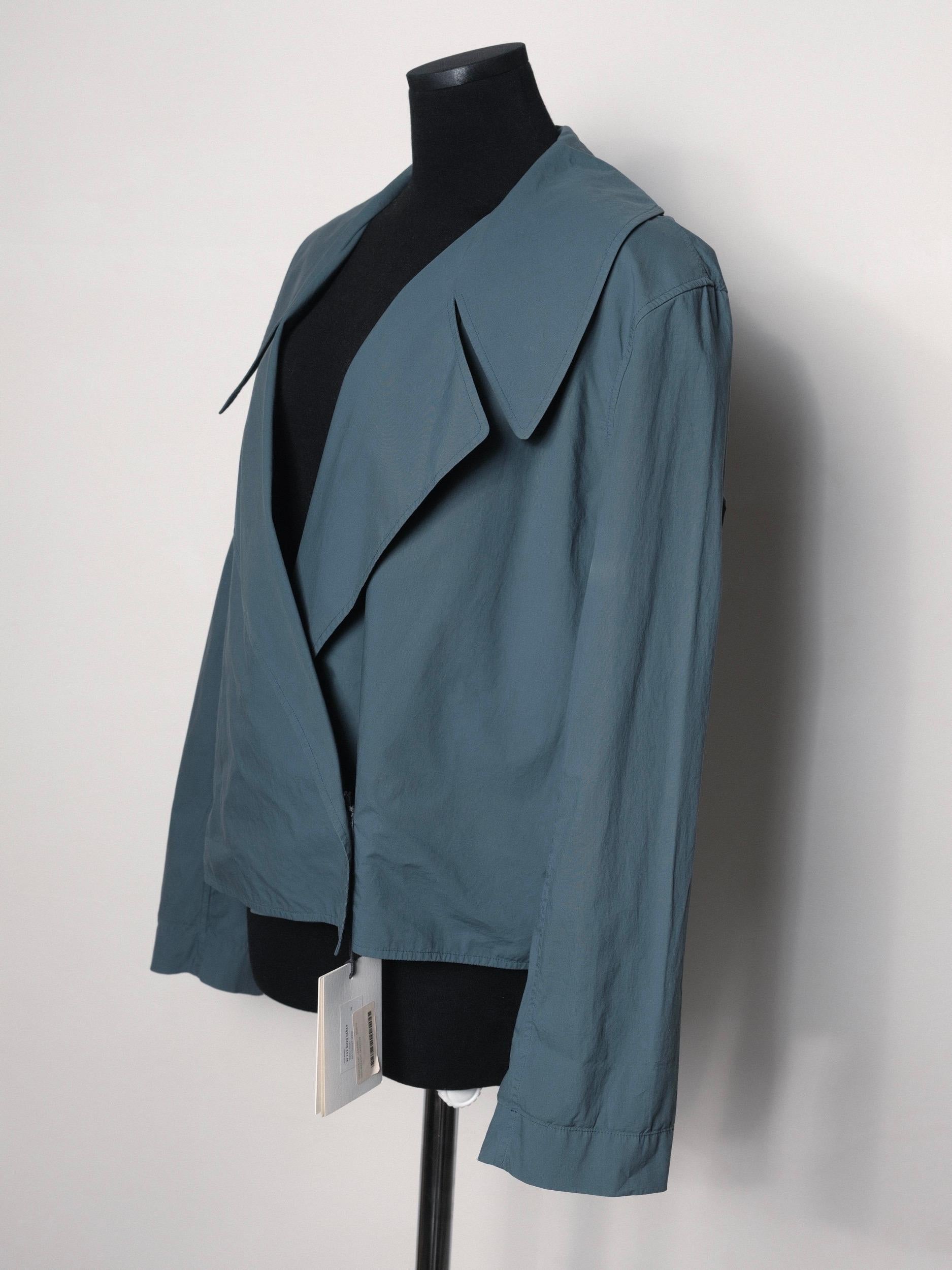 Lemaire SS 2015 Trench Shirt Midnight Green Size Size FR38 8