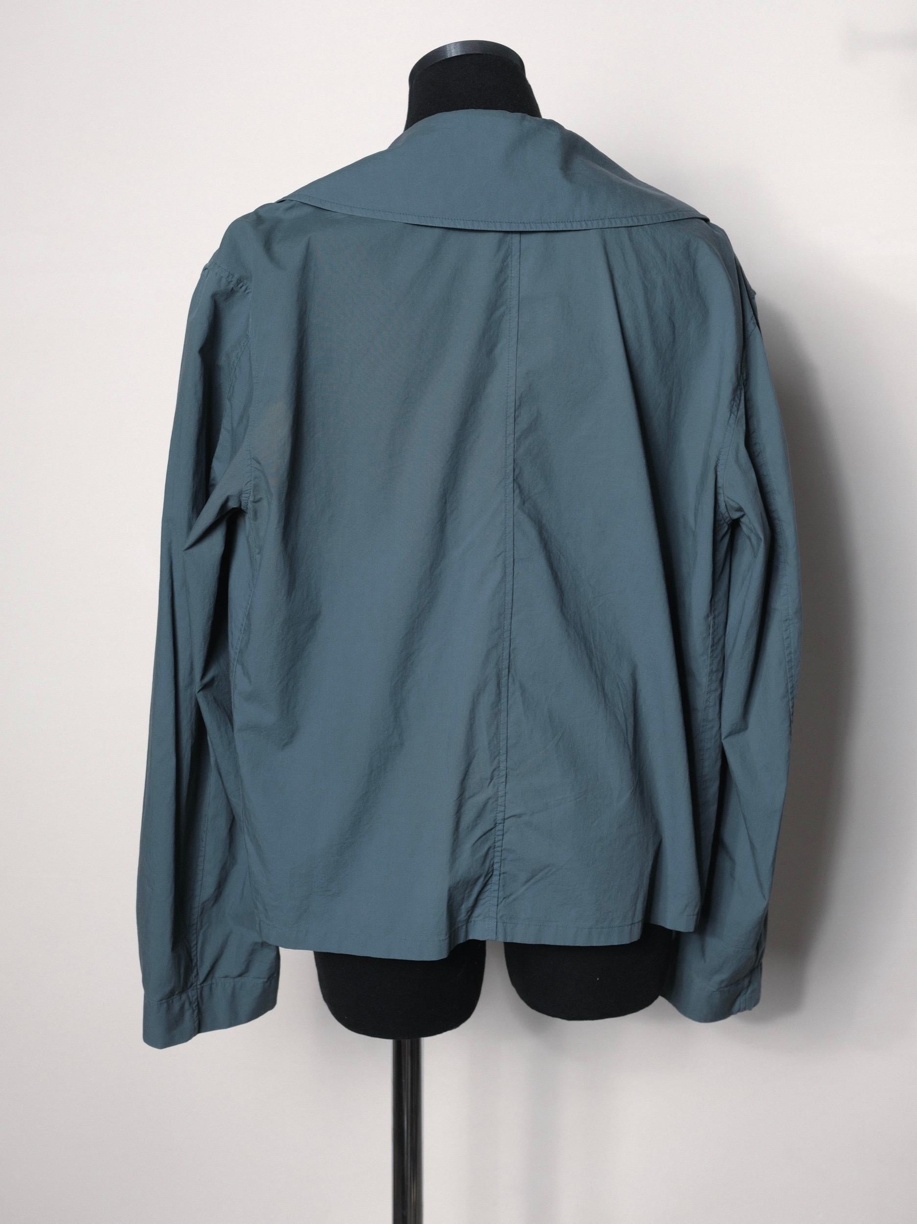 Lemaire SS 2015 Trench Shirt Midnight Green Size Size FR38 9
