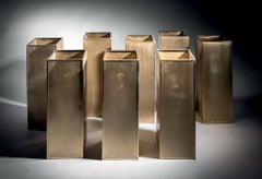 Leman French Brass Geometrical Wall Lights von Lum' Art aus dem Jahr 2018