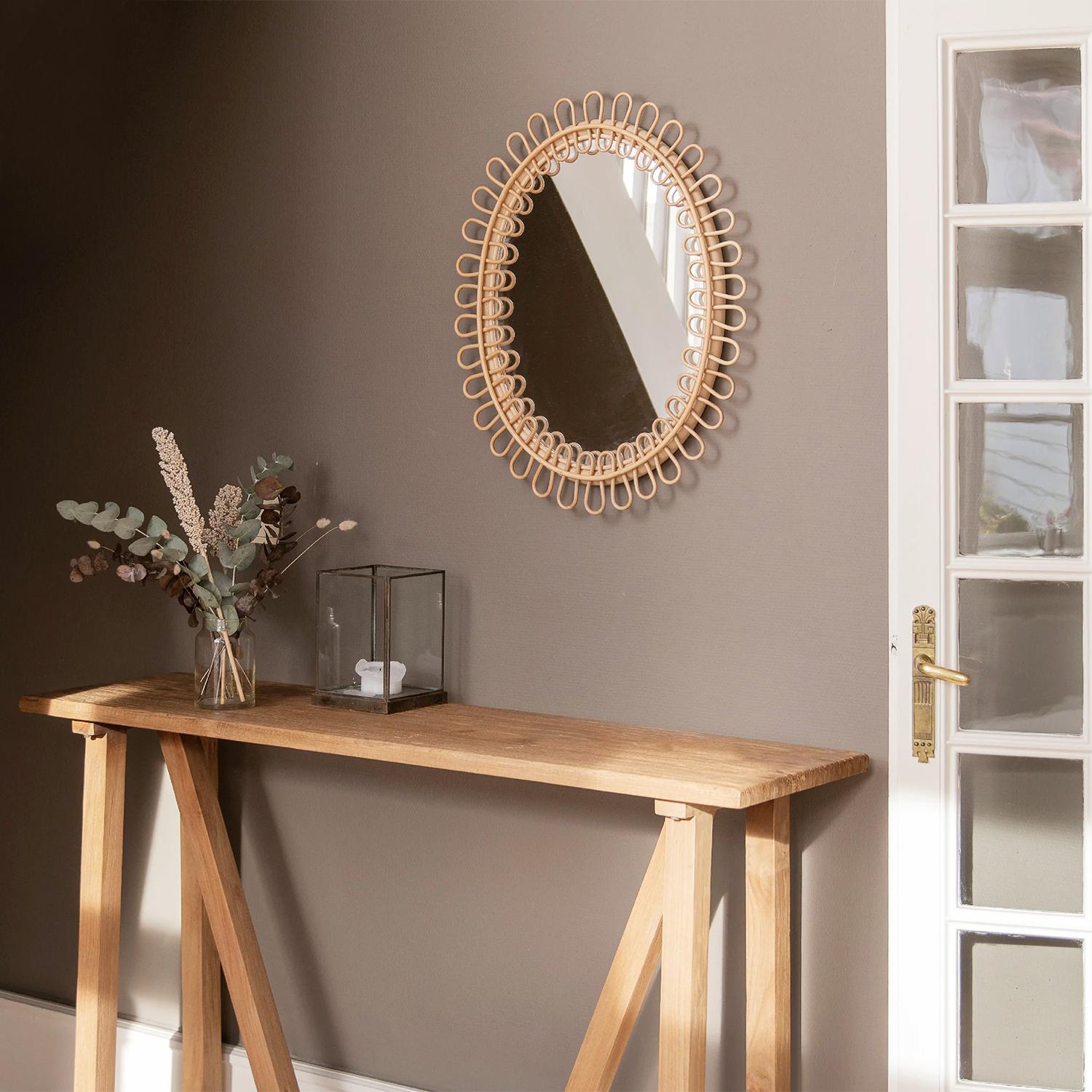 Specchio in rattan Leman In condizioni Nuovo in vendita a Paris, FR