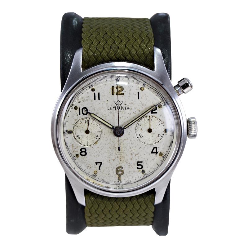 lemania military watch