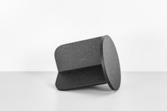 Leme Table, High, by RAIN, Contemporary Side Table, Brazilian Granite