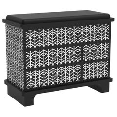 Lemina Inspired Black Chest of Drawers by Artisanal