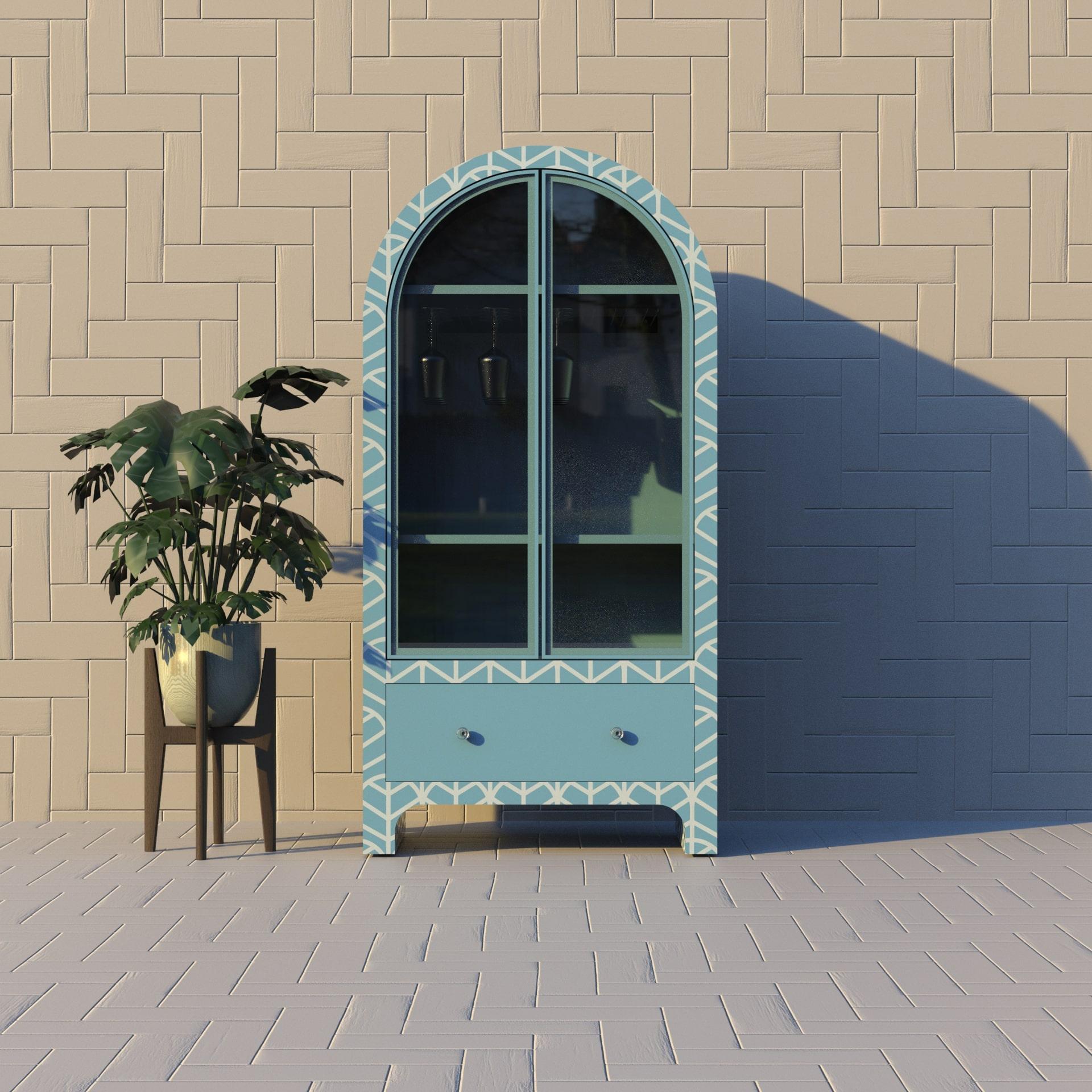 Armario Bar Incrustación Lemina - Elegancia Artesanal para el Bar de tu Casa

Añade un toque de artesanía atemporal a tu espacio con nuestro mueble bar con incrustaciones artesanales Lemina. Meticulosamente elaborada a mano por hábiles artesanos,