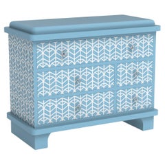 Lemina Inspired Blue Chest of Drawers by Artisanal