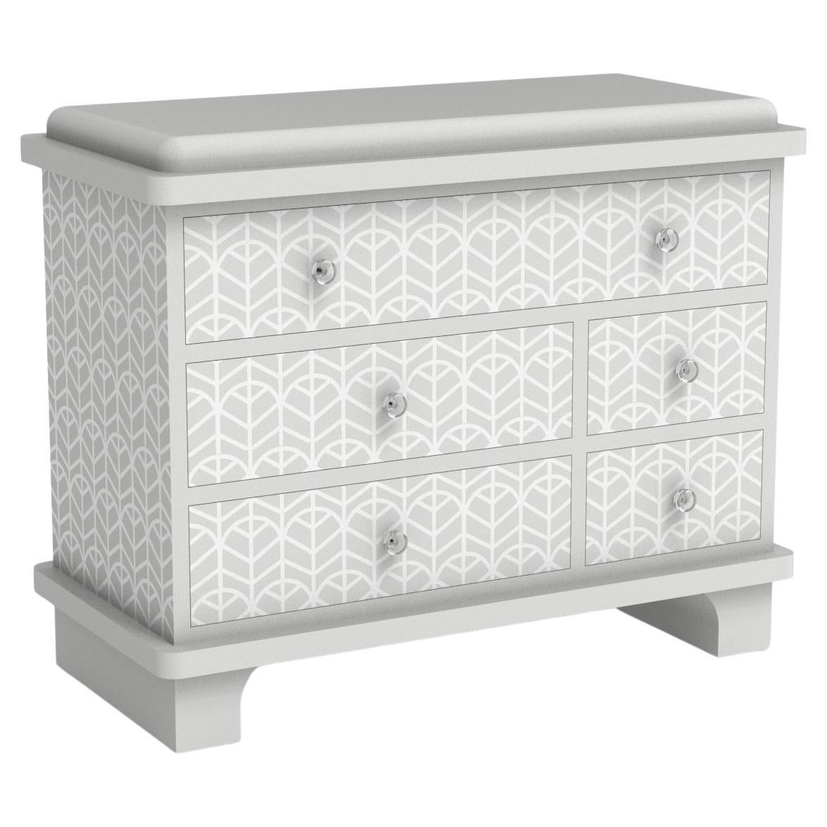 Commode blanche inspirée de Lemina par Artisanal