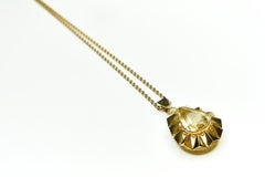 Lemon Citrine Pendant Necklace