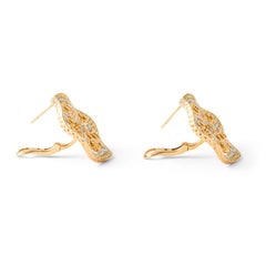 Lemon Diamond 18K Yellow Gold Earrings