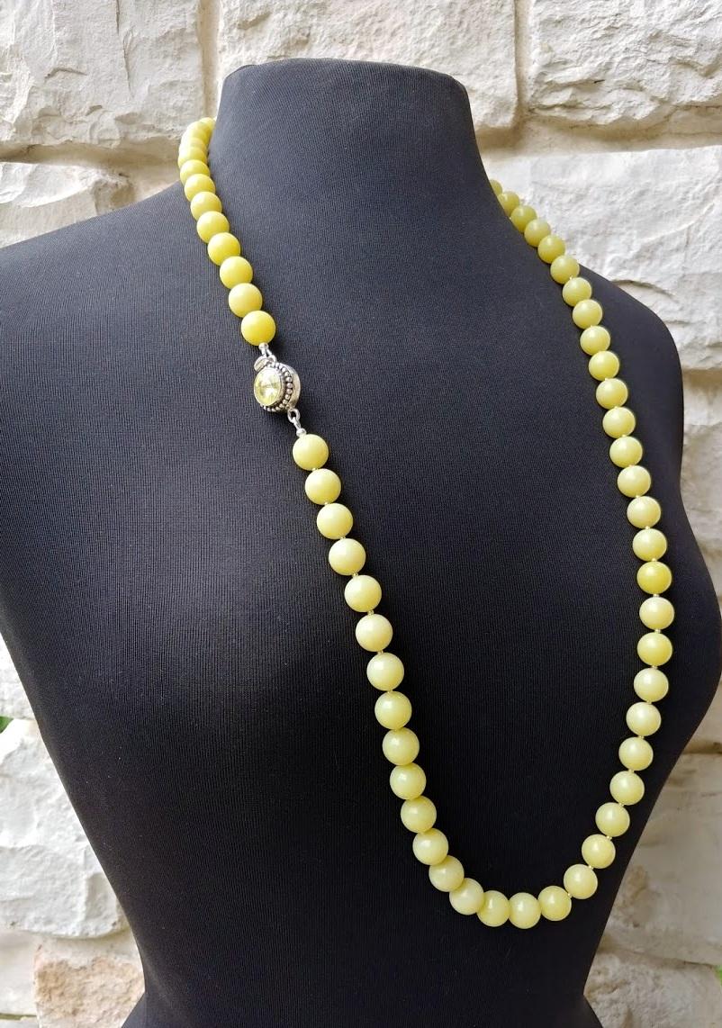 lemon jade beads