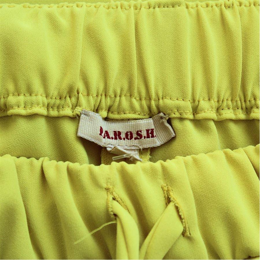 Yellow P.a.r.o.s.h. Lemon pants size M For Sale