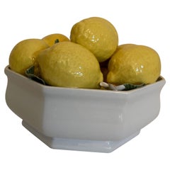 Lemon Porcelain Centerpiece