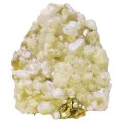 Mineral de Cuarzo Limón en Racimo con Perlas Barrocas y Geoda Coordinadas