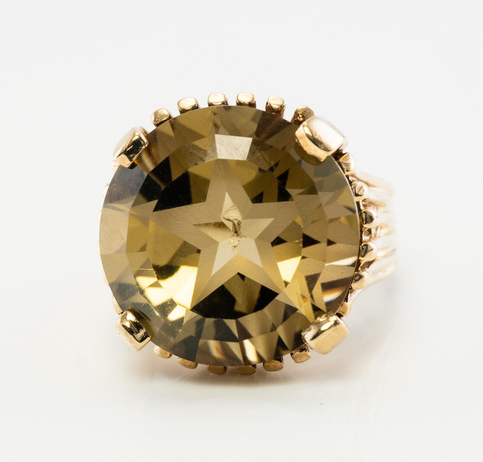Lemon Quartz Crystal Star Ring 10K Gold Band Cocktail

This gorgeous quartz ring is finely crafted in solid 10K Yellow gold (stamped and carefully tested and guaranteed) and set with genuine Lemon Quartz. We usually don't buy 10K Gold jewelry but we