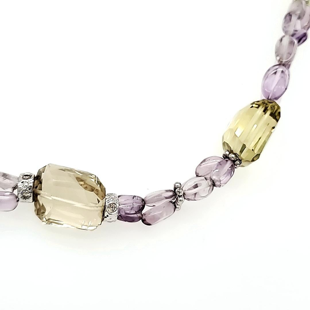 De las mujeres Collar de Cuarzo Limón Cts 175.75 y Amatista en venta